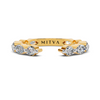 The Alternating Marquise & Round Open Band