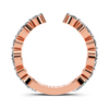 The Alternating Marquise & Round Open Band