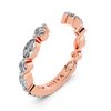 The Alternating Marquise & Round Open Band