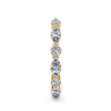 The Alternating Marquise & Round Open Band