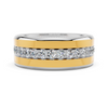 Two-Tone Diamond Eternity Band