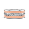 Two-Tone Diamond Eternity Band