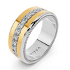 Two-Tone Diamond Eternity Band