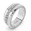 Two-Tone Diamond Eternity Band