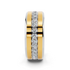 Two-Tone Diamond Eternity Band