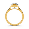 The Pear Bezel-Set Solitaire Setting