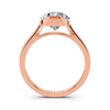 The Pear Bezel-Set Solitaire Setting