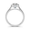 The Pear Bezel-Set Solitaire Setting