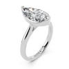 The Pear Bezel-Set Solitaire Setting