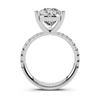 The Pear Bezel Accent Diamond Engagement Ring