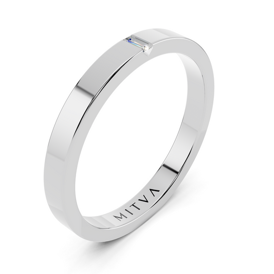 Baguette Diamond Band