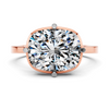 Cushion-Cut Diamond Solitaire Setting