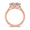 Cushion-Cut Diamond Solitaire Setting