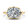 Cushion-Cut Diamond Solitaire Setting