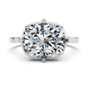 Cushion-Cut Diamond Solitaire Setting