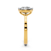 Cushion-Cut Diamond Solitaire Setting