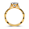 Oval Diamond Botanical Setting