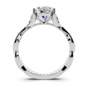 Oval Diamond Botanical Setting
