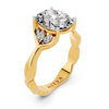 Oval Diamond Botanical Setting