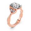 Oval Diamond Botanical Setting