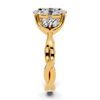 Oval Diamond Botanical Setting