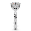 Oval Diamond Botanical Setting