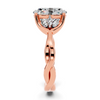 Oval Diamond Botanical Setting