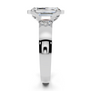 Emerald Cut Bezel Accent Setting