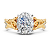 Oval Infinity Diamond Setting