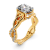Oval Infinity Diamond Setting