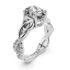 Oval Infinity Diamond Setting