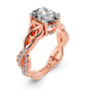 Oval Infinity Diamond Setting