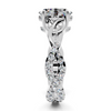 Oval Infinity Diamond Setting