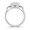 Emerald & Pear Three-Stone Setting