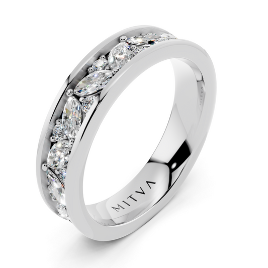 Marquise Diamond Band