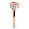 Amora Heart Three-Stone Setting