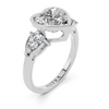 Amora Heart Three-Stone Setting