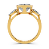 Amora Heart Three-Stone Setting