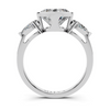 Amora Heart Three-Stone Setting