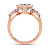 Amora Heart Three-Stone Setting