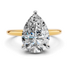 Pear Solitaire Setting