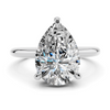Pear Solitaire Setting