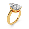 Pear Solitaire Setting