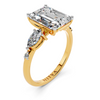 Aurelia Emerald Three-Stone Setting