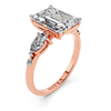 Aurelia Emerald Three-Stone Setting