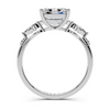 Aurelia Emerald Three-Stone Setting