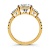 Amara Oval Three-Stone Setting
