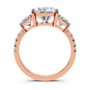 Amara Oval Three-Stone Setting