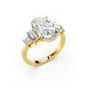 Oval Diamond Trilogy Ring