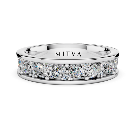 Marquise Diamond Band